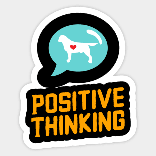 Positive Thinking Sticker